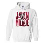 Alabama - NCAA Football : Jalen Milroe QB Hooded Sweatshirt