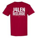 Alabama - NCAA Football : Jalen Milroe Typefocused T-Shirt