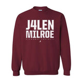 Alabama - NCAA Football : Jalen Milroe Typefocused Sweatshirt